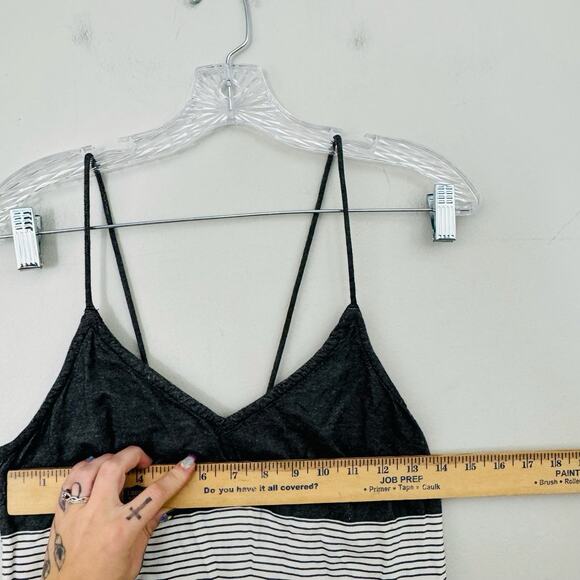 RVCA black And White Striped Tank Dress Women’s Size M - Picture 2 of 6